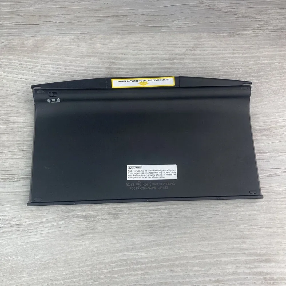 ZAGG keys Universal Keyboard Case & Stand for iPad & Samsung Tablet - Black